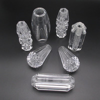 Accessoires de tringle à rideaux en acrylique cristal de luxe décoratifs durables personnalisés par les fabricants