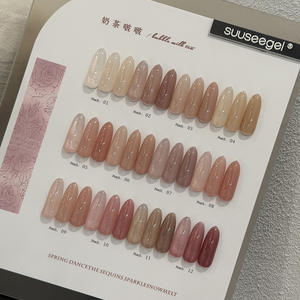 Suuseegel 2026 Nuevo Set de Esmalte de Uñas en Gel de 12 Colores Tono Té con Leche, Alta Calidad, a la Moda, Sin HEMA, Sin TPO, Gel UV para Salón - Product Image 4