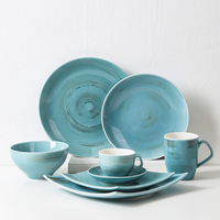 Ensemble de vaisselle en porcelaine de haute qualité assiettes de luxe bol classique vaisselle d'hôtel de qualité supérieure en Chine vaisselle en céramique personnalisée