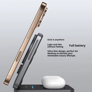 Stazione di <span class=keywords><strong>Ricarica</strong></span> 3 in 1 da 15W per Caricatore Magnetico, Supporto per Telefono 17 16, Stazione di <span class=keywords><strong>Ricarica</strong></span> Wireless per Auricolari e Smartwatch - Product Image 4