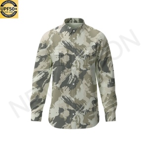 Chemise de pêche camouflage anti-UV respirante à séchage rapide, chemise de sport à manches longues pour homme, vêtements de pêche d'extérieur - Product Image 5