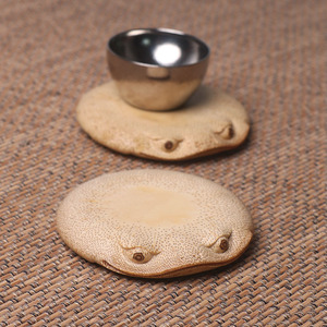 Bamboo <b>Tea</b> Mat Round Eco-Friendly For Kung Fu <b>Tea</b> <b>Set</b> Afternoon <b>Tea</b> Traditional Chinese Style Gift - Product Image 2