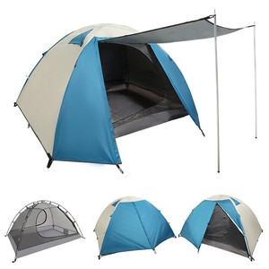 Carpa de Montañismo Manual Ultraligera para 2 Personas, de Oxford, Doble Capa, Impermeable, Resistente <span class=keywords><strong>a</strong></span> Tormentas, para las Cuatro Estaciones, Ideal para Senderismo Alpino - Product Image 3