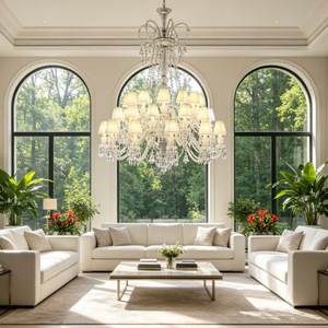Lustre en cristal de luxe sur mesure, reproduction de détails, directement de l'usine, série complète, design classique français, service sur mesure - Product Image 1