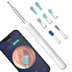 Nieuw Aankomen Slimme Visuele Elektrische Oorreiningsset Met Waterdichte 4-assige Gyroscoop Oorsmeerverwijdering Met Camera