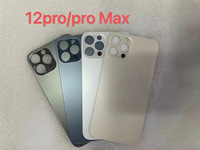 Remplacement de la vitre arrière Promax pour iPhone X XS MAX 11 12 13 14 16 Pro Max avec couvercle de batterie avant arrière à gros trous
