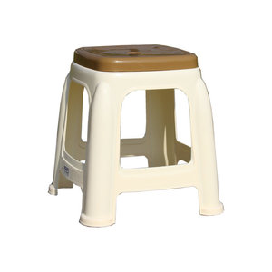 Taizhou plastic medium-high <b>stool</b>, 40cm, household four-legged square <b>stool</b>, adult plastic half-high <b>stool</b>, factory direct - Product Image 4