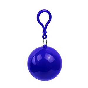 Custom Logo Outdoor Camping Keychain Disposable Portable Spherical Case Raincoat Plastic Ball Key Chain Disposable Rain <b>Poncho</b> - Product Image 4