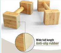 Nouveau barre de traction en bois de hêtre durable pour entraînement en position debout, équipement de callisthénie, barres parallèles en bois pour meubles de maison