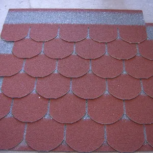 Colorful Asphalt Shingles in Mosaic standard tile for roofing