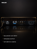 Amplificateur de puissance professionnel 2 canaux MALOX FP14000 8000W pour double subwoofer 18 pouces, montage en rack métallique, amplificateur DJ pour scène