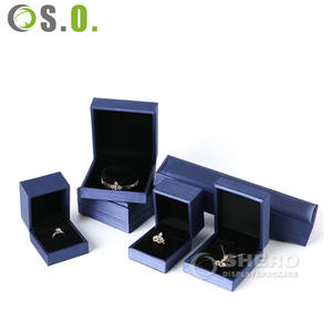 Hot Selling Square Boxes Custom LOGO Jewelry <b>Box</b> Wedding Ring <b>Earrings</b> Jewelry Package <b>Box</b> - Product Image 3