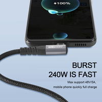 Câbles de charge rapide USB Type C vers Type C PD 3.1 en gros, câbles de charge à angle de 90 degrés C vers C, directement du fabricant de Shenzhen