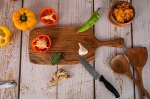 Tabla de Cortar de Madera Hecha a Mano, Sofisticada, para Cocina Familiar y Preparación de Comidas Especiales, Utensilios de Cocina para Uso Diario a Precio de Mayoreo - Product Image 4