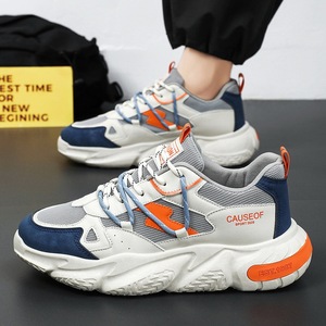 Zapatillas Deportivas de Moda para Hombre, Transpirables, con Malla, Casuales, para Correr, con Cierre de Cordones y Suela Gruesa, Nueva Colección de Primavera - Product Image 4