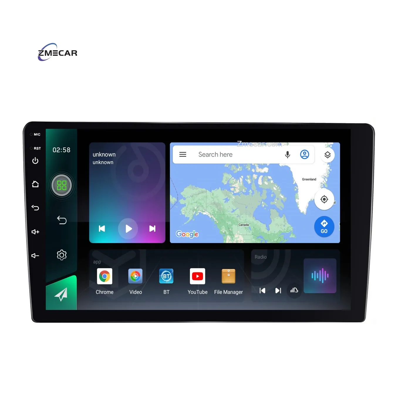 7 9 10 pulgadas 2DIN pantalla táctil Android radio de coche navegación GPS reproductor de vídeo multimedia