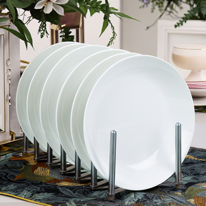 Tùy chỉnh nông gốm mì ống Bát tốt xương Trung Quốc Trắng Spaghetti bát với rộng rim - Product Image 1