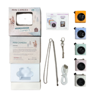 Mini Cámara Ligera de 31g y 2.5K, 64MP, Pantalla IPS de 1.4, Zoom 16X, Videocámara de Mano para Estudiantes, Actividades Escolares y Vlogging