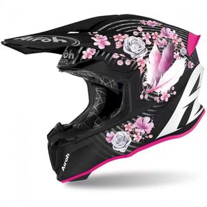 Casco Moto Airoh Twist 2.0 Nero Rosa Taglia Media Termoplastico - Product Image 1
