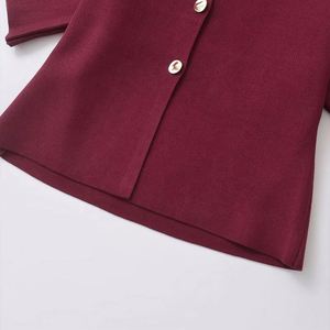 Abrigo de Punto para Mujer, Diseño Vintage, Prenda Exterior Femenina - Product Image 5