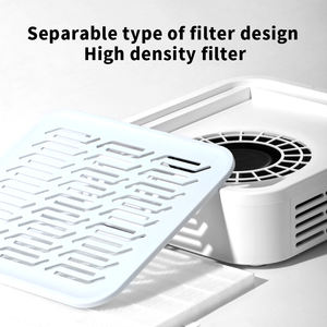 Ventes directes d'usine collecteur de poussière d'ongles filtre 120W Turbine ventilateur sans brosse Super forte aspiration collecteur de poussière d'ongles fort - Product Image 3