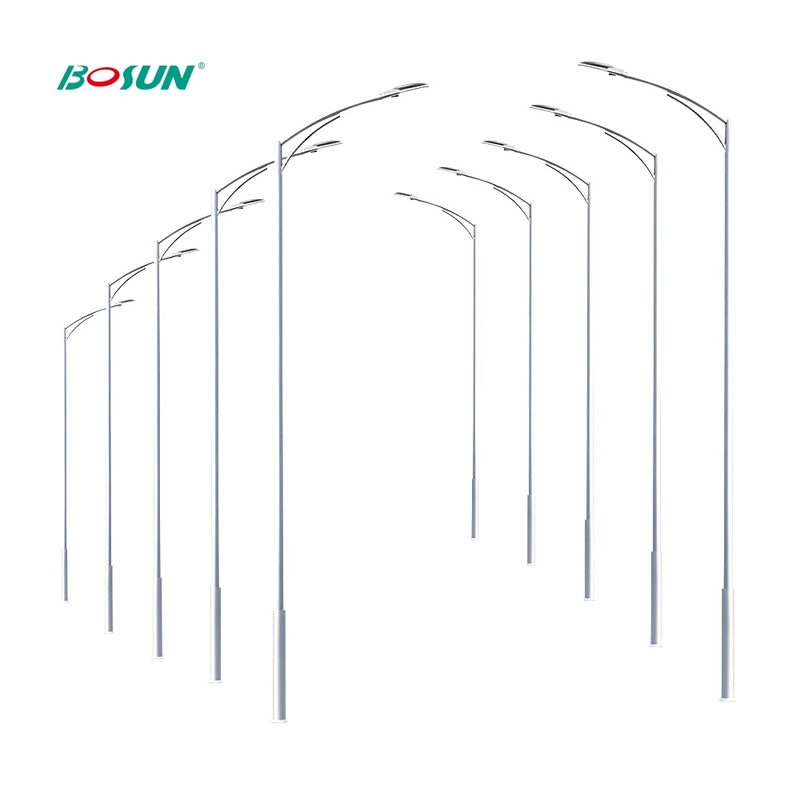 Customizable Galvanized Steel LED Light Pole