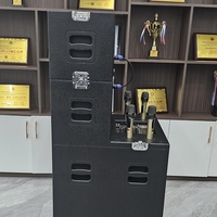 Todo en uno Line array Pro Altavoz activo de 18 pulgadas Sistema de matriz de línea Sistema de megafonía profesional Juego de altavoces al aire libre Altavoz de matriz de línea