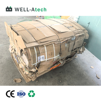 Well-Atech Mini presse à balles hydraulique verticale pour presse à balles en coton plastique déchets de papier carton Machine de recyclage