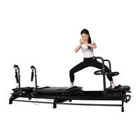 Nouveau design de reformer de yoga, équipement de fitness, machine d'exercice Megaformer, lit de base Pilates, ensemble de reformer Pilates, lit de Pilates commercial