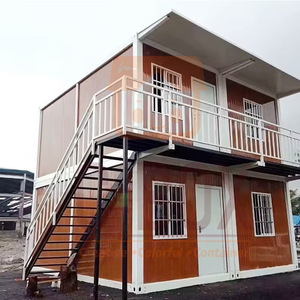 บ้านคอนเทนเนอร์ทรงสี่เหลี่ยมทันสมัยสำหรับใช้เป็นหอพัก ความหนามาตรฐาน บ้านคอนเทนเนอร์สำเร็จรูป - Product Image 5