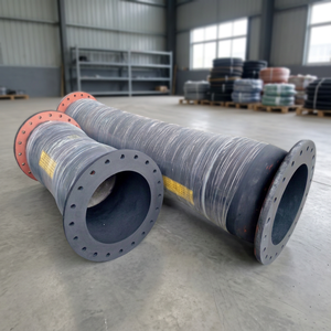 Manguera de Goma EPDM con Brida, Conector Flexible Trenzado con Alambre de Acero, Negra, para Uso Industrial en Tuberías - Product Image 3