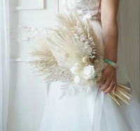 Bunga Pernikahan Buket Pengantin Grosir Mawar Awet Warna Lembut Bunga Abadi untuk Dekorasi Pernikahan Grosir