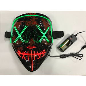 Máscara de purga de luz de Halloween, <span class=keywords><strong>mascarilla</strong></span> eléctrica de brillo LED, scary colplay, <span class=keywords><strong>cyberpunk</strong></span> - Product Image 4