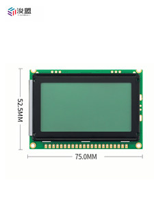 LCD12864ZS 12864 โมดูลจอแอลซีดีแบบดอทเมทริกซ์ อุปกรณ์อุตสาหกรรม จอแสดงผลแอลซีดีเอนกประสงค์ - Product Image 2