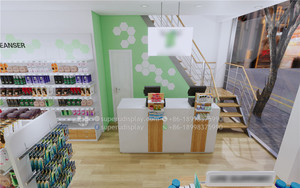 Aménagement <span class=keywords><strong>de</strong></span> magasins <span class=keywords><strong>de</strong></span> pharmacie modernes, <span class=keywords><strong>mobilier</strong></span> médical, décoration <span class=keywords><strong>de</strong></span> pharmacie, présentoirs en bois pour pharmacie, aménagement intérieur <span class=keywords><strong>de</strong></span> pharmacie - Product Image 3