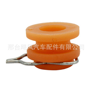 Ford Mustang Window Regulator <b>Roller</b> Clip C0AB6423240B Orange <b>Rubber</b> With Metal Spring For Car Repair - Product Image 1