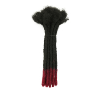 Capelli umani temo Locs Extension Afro crespo trecce dritto uncinetto capelli terrore estensione per uomo donna