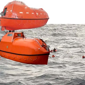 Bote Salvavidas SOLAS China, Totalmente Cerrado, de Gran Capacidad, para 60 Personas, Fabricado en FRP - Product Image 1