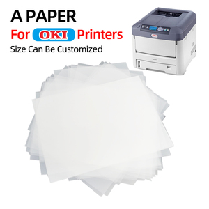 Échantillon gratuit de film PET <span class=keywords><strong>transparent</strong></span> souple A3 A4 pour impression laser, <span class=keywords><strong>papier</strong></span> <span class=keywords><strong>transfert</strong></span> thermique sans découpe pour imprimante laser Oki - Product Image 2