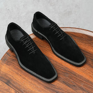 DSYX XY0304 Nouveauté Bottes Classiques de Designer pour Hommes en Cuir Véritable Automne Hiver, Confortables, Imperméables, à Enfiler, pour le Travail - Product Image 1