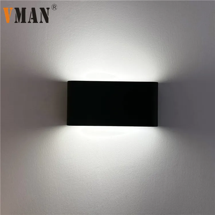 Modern Exterior Mounted Sconce Out Door Decoration Indoor Fixtures Outdoor Mount IP65 Led Wall Lamp Bracket Light For Home