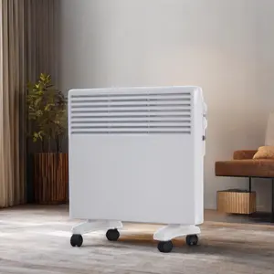 1000W 220V 전기 대류 히터 탈착식 휠과 벽걸이 가능