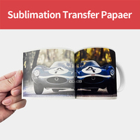 Papel Fotográfico MINI Resistente al Calor, 100gsm, Película PET para Transferencia por Sublimación, para Impresión DTF, Impresión Digital, A3, A4, Tazas, Camisetas, Cerámica