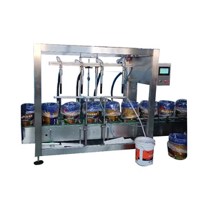 Machines de remplissage semi-automatiques de détergent liquide corrosif acide liquide de blanchiment pour la bouteille en plastique et chimique - Product Image 6