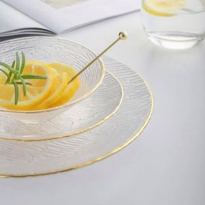 ชุดจานรองแก้วพร้อมจานของหวานและผลไม้ - ชุดภาชนะบนโต๊ะอาหารที่มีสไตล์ - Product Image 6