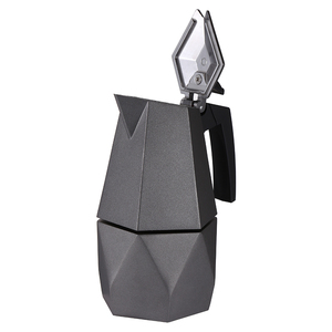 Cafetera <span class=keywords><strong>Moka</strong></span> Italiana de Aluminio para Cocina, 4 Tazas, Cafetera Espresso, Marca Everich, Gran Venta - Product Image 4