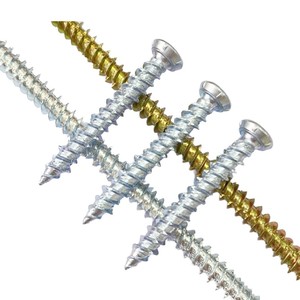 Vis autoperceuses à tête cylindrique en acier, zinguées, pour usine de clous, disponibles en vrac - Product Image 3