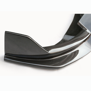 SHENGTIAN Carbon Fiber Front Lip Spoiler Tesla <b>Model</b> Y (5YJY) AWD/RWD/Performance 2019-2021 Front Chin Diffuser <b>Glue</b> Body Kit - Product Image 4