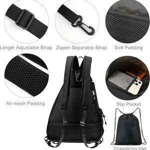 กระเป๋าใส่ไม้ปิงปองสำหรับผู้ชายและผู้หญิง กระเป๋าเป้สะพายหลังแบบกลับด้านได้ สำหรับเดินทาง ออกกำลังกาย เล่นเทนนิส แบดมินตัน - Product Image 4