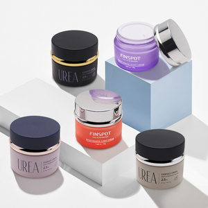 Vente en gros <span class=keywords><strong>de</strong></span> pots cosmétiques en verre <span class=keywords><strong>de</strong></span> 50 g, ronds, finition mate, contenants vides pour crème pour le visage, crème <span class=keywords><strong>de</strong></span> nuit, essence à <span class=keywords><strong>l</strong></span>'<span class=keywords><strong>urée</strong></span> avec couvercles personnalisés - Product Image 4